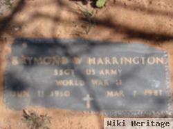 Raymond W Harrington