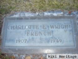 Charlotte E Wright French