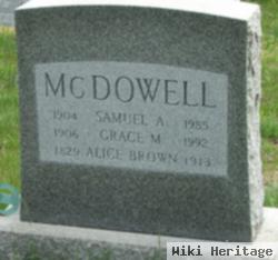 Samuel A Mcdowell