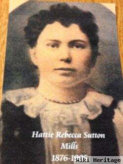 Hattie Rebecca Sutton Mills