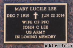 Mary Lucille Lee