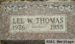 Lee W Thomas