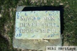 Mary Ann "polly" Deveridge