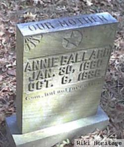 Nancy Indiana Isabell "annie" Morton Ballard