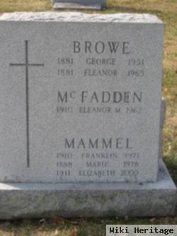 Eleanor M. Browe Mcfadden