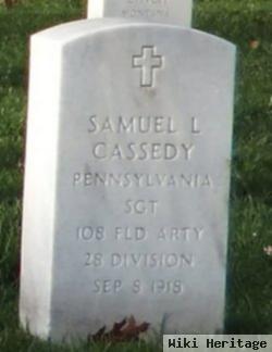 Sgt Samuel L Cassedy