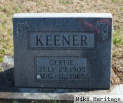 Gertie Mackey Keener