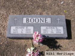 Altha Lou Karl Boone