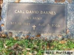 Carl D Barnes