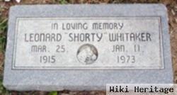 Leonard "shorty" Whitaker