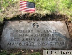 Sgt Robert W Lewis