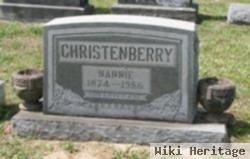 Nancy "nannie" Rushing Christenberry