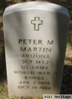 Peter M Martin