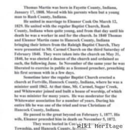 Rev Thomas Martin