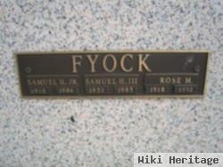 Samuel Fyock, Iii