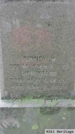 Sidney W Hempstead