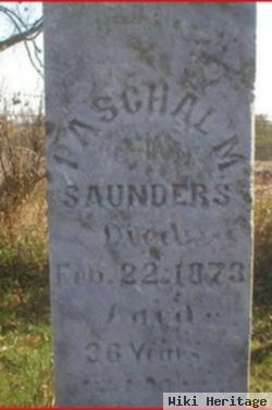 Paschal M. Saunders