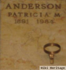 Patricia M Anderson