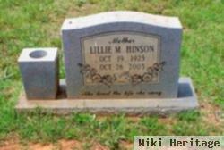 Lillie M Hinson