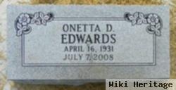 Onetta Darlene Johnson Edwards