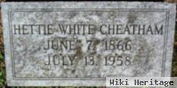 Henerretta Payne "hettie" White Cheatham