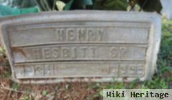 Henry Nesbitt, Sr