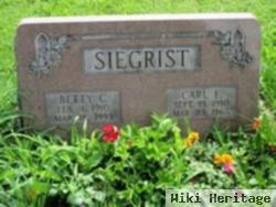 Elizabeth C. "betty" Strack Siegrist