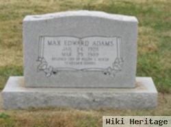 Max Edward Adams