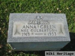 Anna Culbertson Green