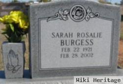 Sarah Rosalie Hammond Burgess