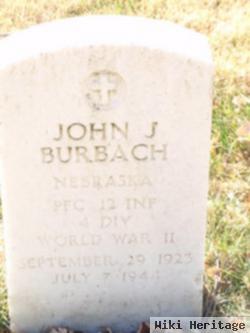 Pfc John J. Burbach, Jr