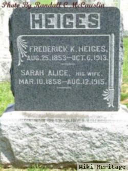 Frederick K Heiges