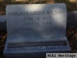 Virginia Greer Wilson