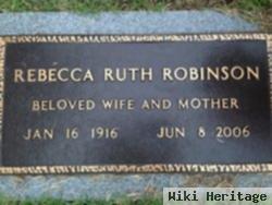 Rebecca Ruth Barger Robinson