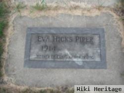 Eva Marie Hicks Piper