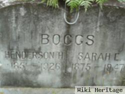 Henderson H Boggs