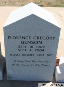 Florence Gregory Benson