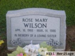 Rose Mary Wilson