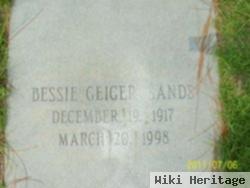 Bessie Geiger Sands