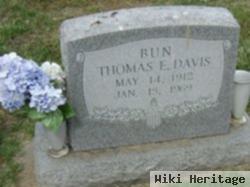 Thomas E "bun" Davis