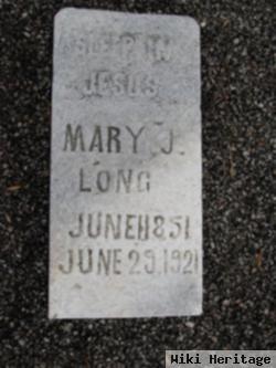 Mary J Long