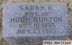 Sarah Katherine "kate" Mcilvain Burton