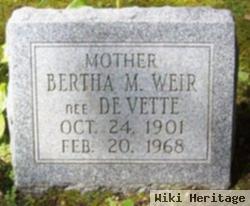 Bertha Marie Devette Weir