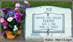 Minnie Lou Sigler Cox Elkins