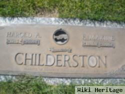 Harold A Childerston