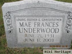 Mae Frances Smotherman Underwood