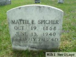 Martha E "mattie" Zook Spicher