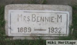 Mrs Bennie M Eddleman