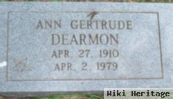 Ann Gertrude Dearmon