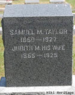 Judith M Taylor